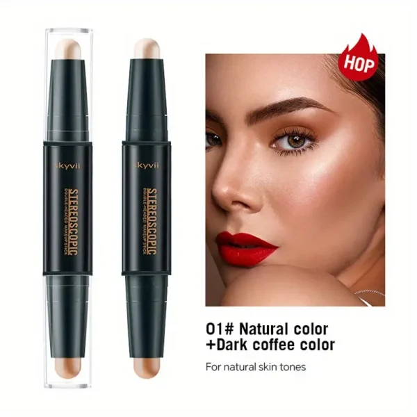 2-in-1 Dual-Ended Concealer Highlighter Stick