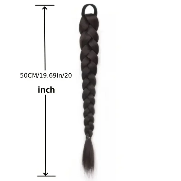 A 20-Inch High-Temperature Synthetic Hair Ponytail Braid - Image 2