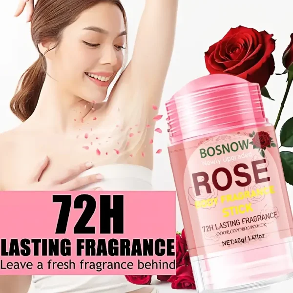 40g Rose & Pomegranate Body Fragrance Stick - Image 2