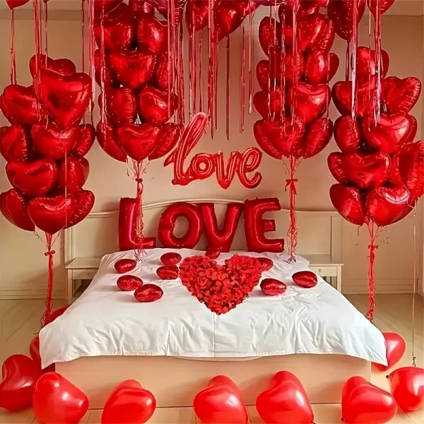 1 Set Romantic Valentine'S Day Balloon Decoration Kit