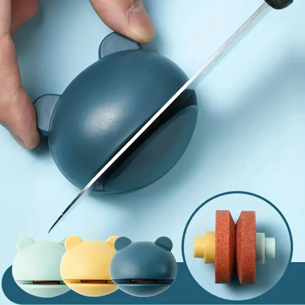 Frog-Shaped Mini Knife Sharpener