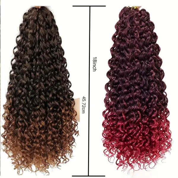 GoGo Curl Crochet Hair 45.72 cm Curly Crochet Hair - Image 3