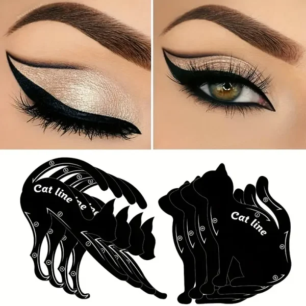 2pcs Eyeliner Stencils