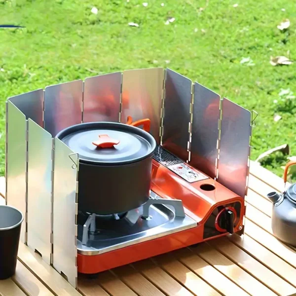 Ultra-Light Aluminum Alloy Camping Stove Wind Deflector