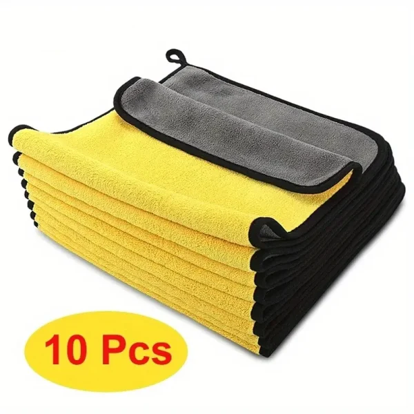 1/5/10pcs Extra Soft Car Wash Microfiber Towel