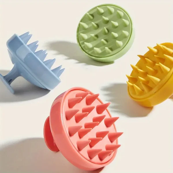 Gentle Silicone Scalp Massager Brush