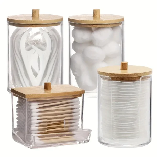 4 Pack Plastic Swab Dispenser