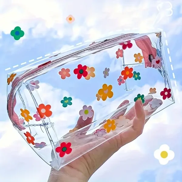 1pc Floral Pencil Case