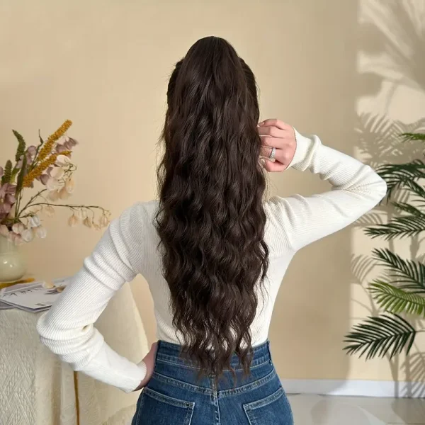 Claw Clip Curly Wave Ponytail Extension - Image 2