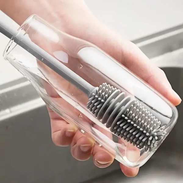 Long Handle Silicone Bottle Cleaning Brush