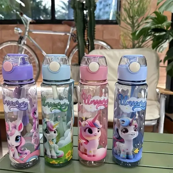 1pc 700ml/23.67oz Cute & Durable Unicorn Space Cup