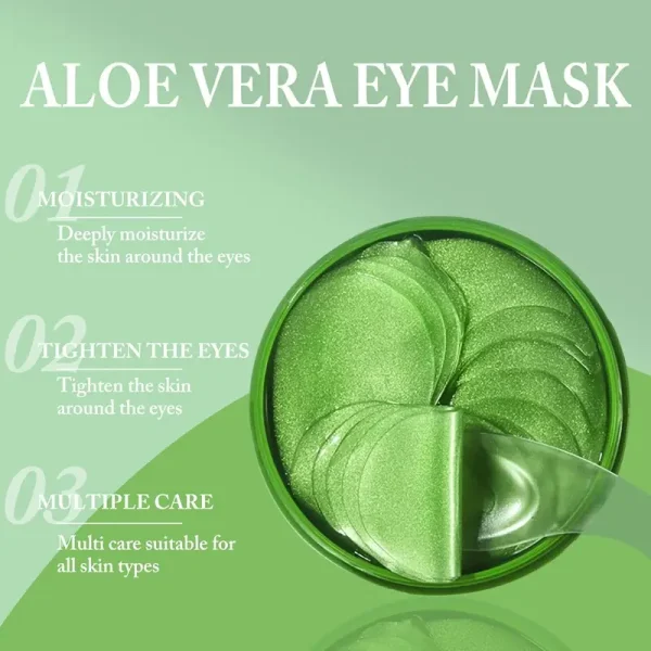 60pcs Aloe Vera And Collagen Eye Mask - Image 2