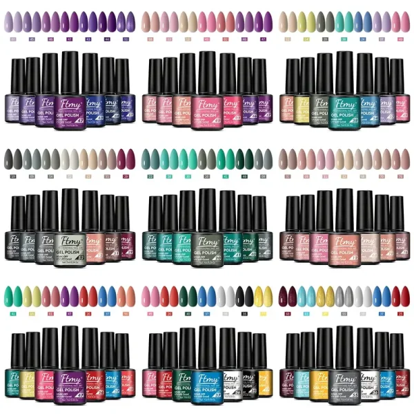 7pcs Nail Gel Polish Set