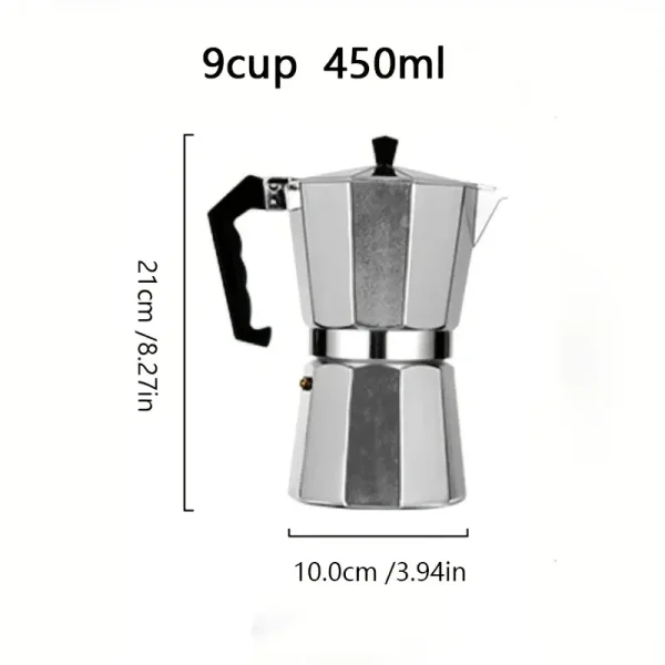 1pc Italian Style Stovetop Espresso Maker