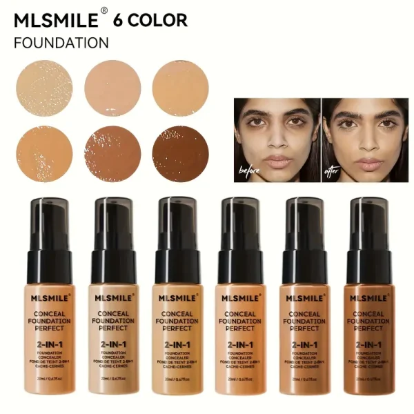 MLSMILE 2-in-1 Concealer Foundation Perfect - Image 2