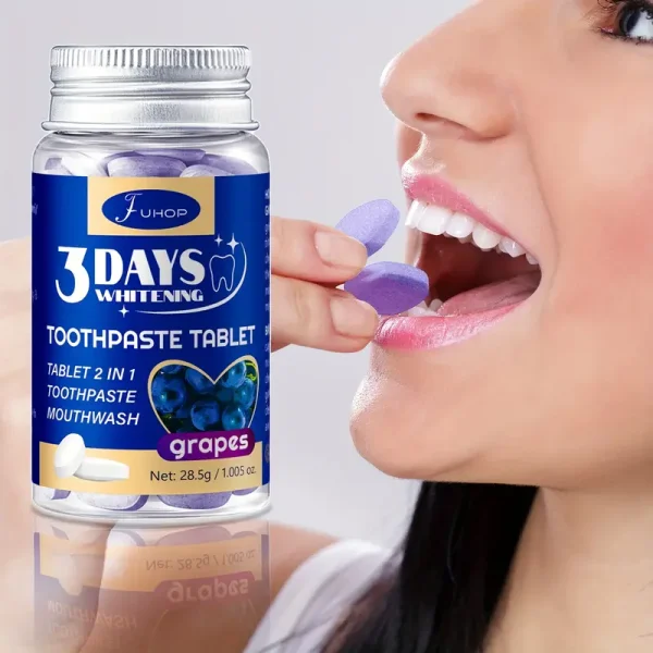 1pc 3 Days Teeth Whitening Toothpaste Tablet