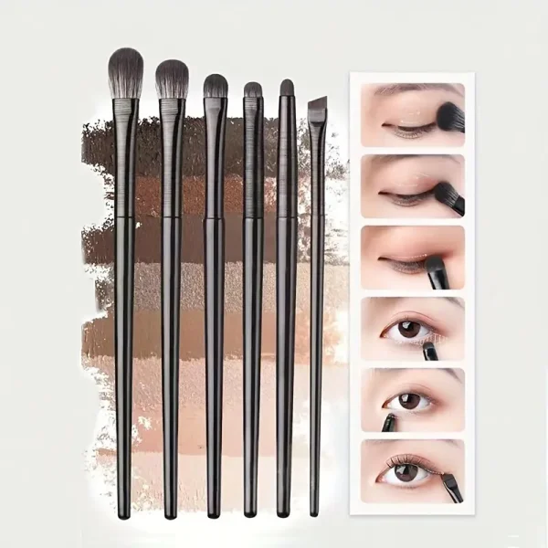 6pcs Soft Eyeshadow Brush Set