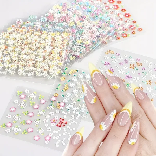 10/30 Sheets Nail Art 3D Stickers