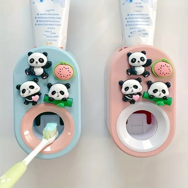 Easy-Install Panda Toothpaste Dispenser