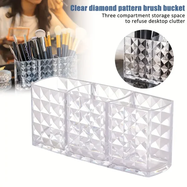 Clear Acrylic Makeup Storage Box - Image 2