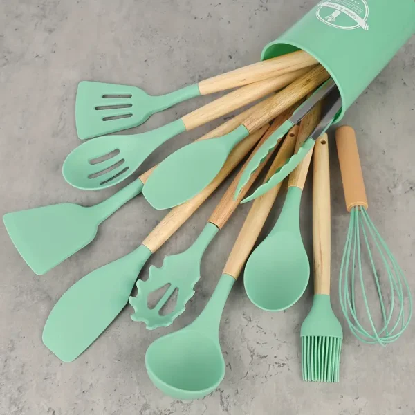 12pcs/set, Silicone Utensil Set