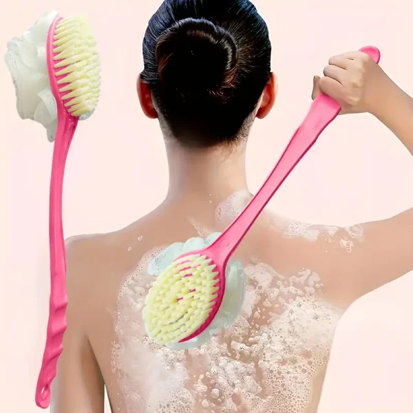 Luxurious Soft Loofah & Bristle Body Brush