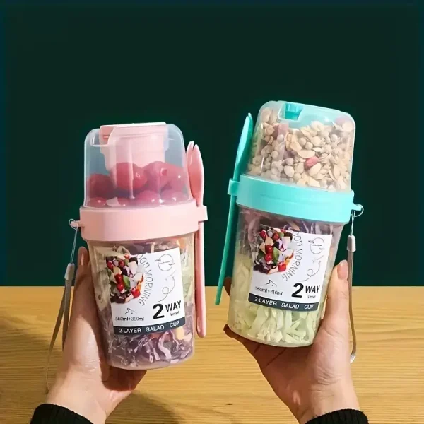 1pc Salad Cup with Fork