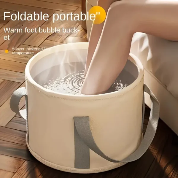 Portable Folding Foot Soak Tub with Heat Preservation