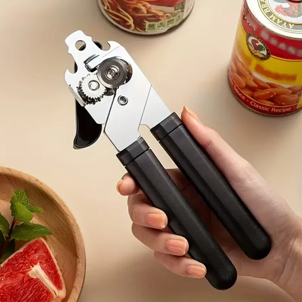 Stainless steel can opener