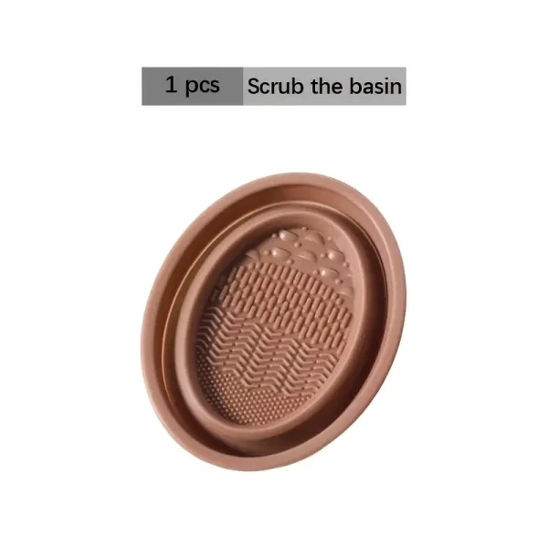 1pc Oval Makeup Brush Cleaner Set - Image 2