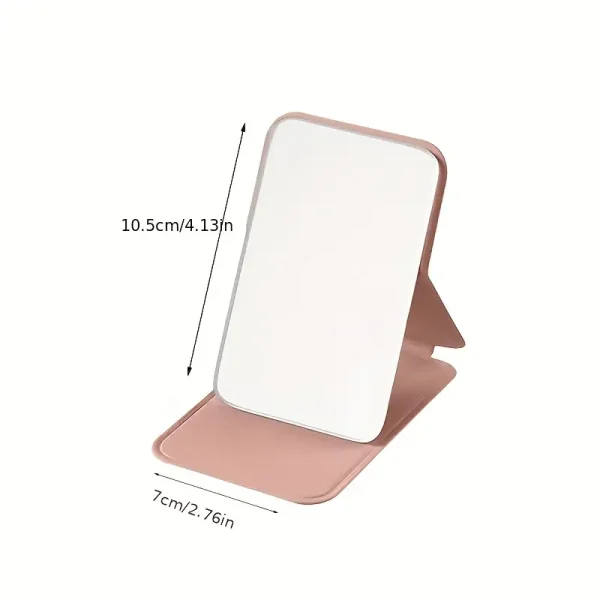 1pc Elegant Foldable Mini Makeup Mirror - Image 3