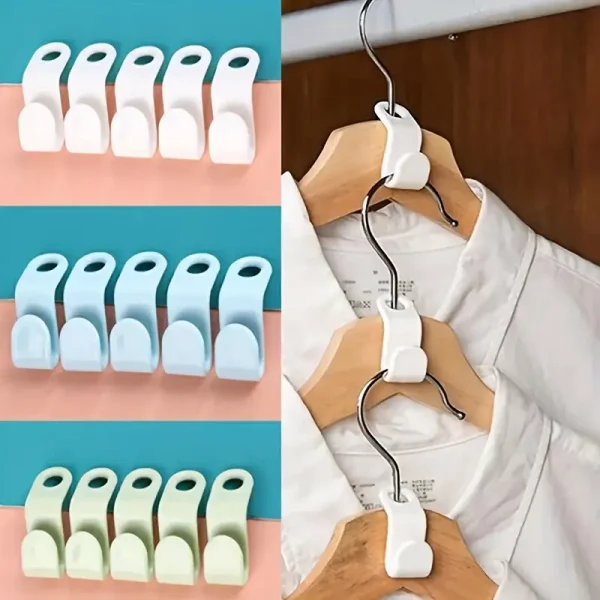 20pcs Space-Saving Clothes Hanger Connectors