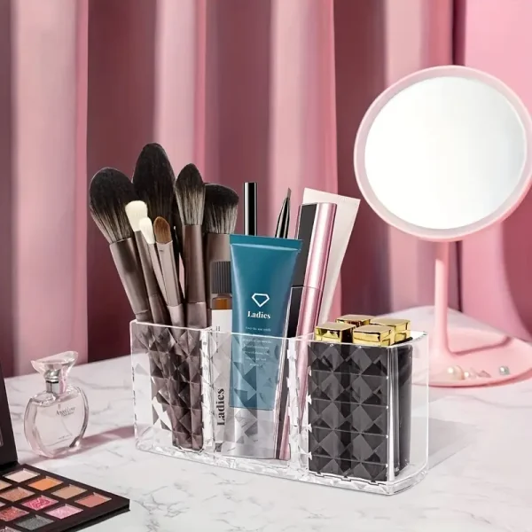 Clear Acrylic Makeup Storage Box - Image 3