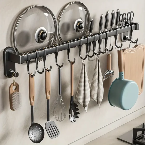 Versatile Kitchen Organizer Rack