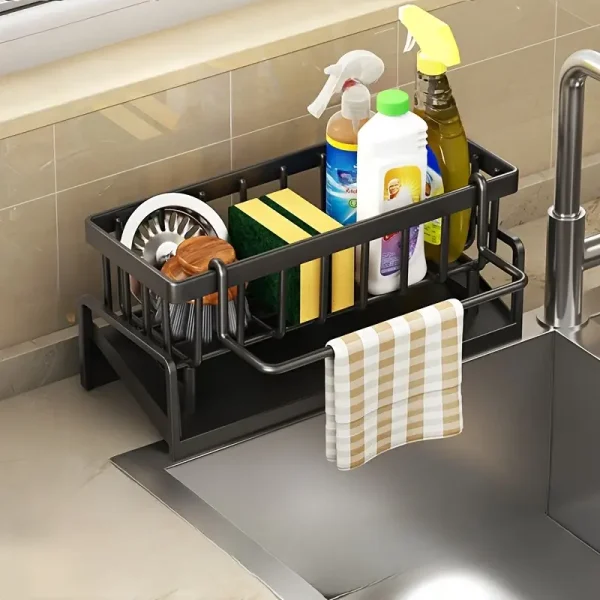 Durable Polypropylene Kitchen Sink Caddy Organizer