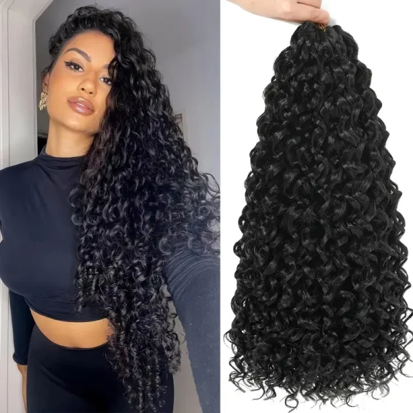 GoGo Curl Crochet Hair 45.72 cm Curly Crochet Hair