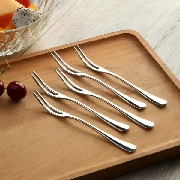 6pcs Stainless Steel Fruit Forks