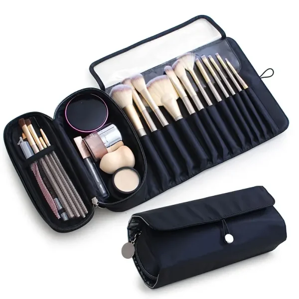 Portable Makeup Brush Bag - Image 3