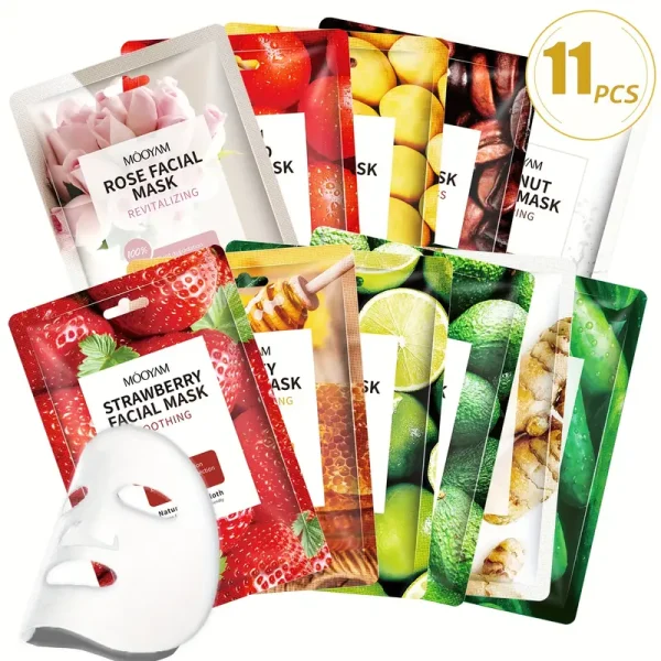 11pcs Hydrating & Facial Mask Set