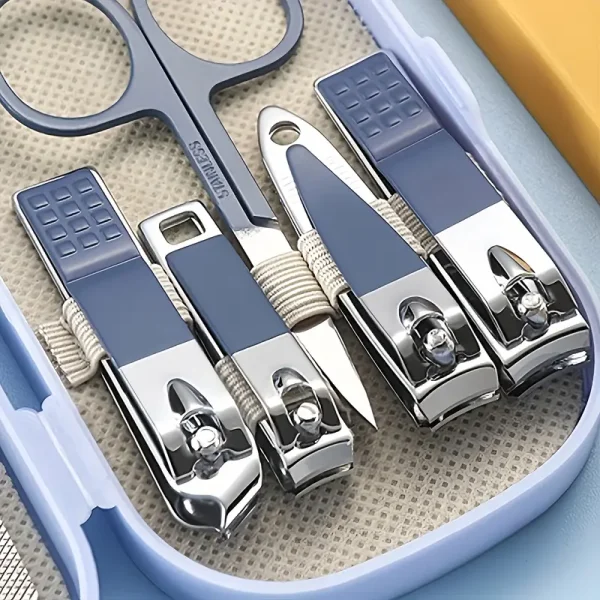 Modern Style 8/14pcs Stainless Steel Manicure And Pedicure Tool Set - Image 3