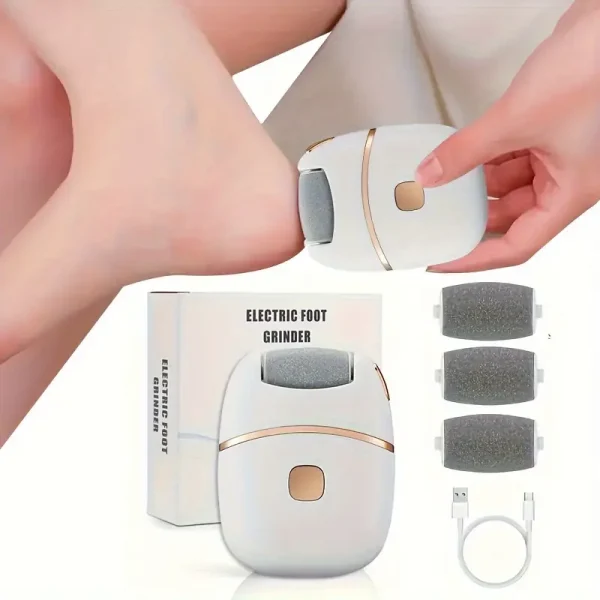 1pc Rechargeable Electric Foot Grinder