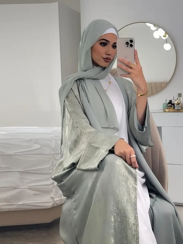 Elegant Plus Size Maxi Abaya Dress