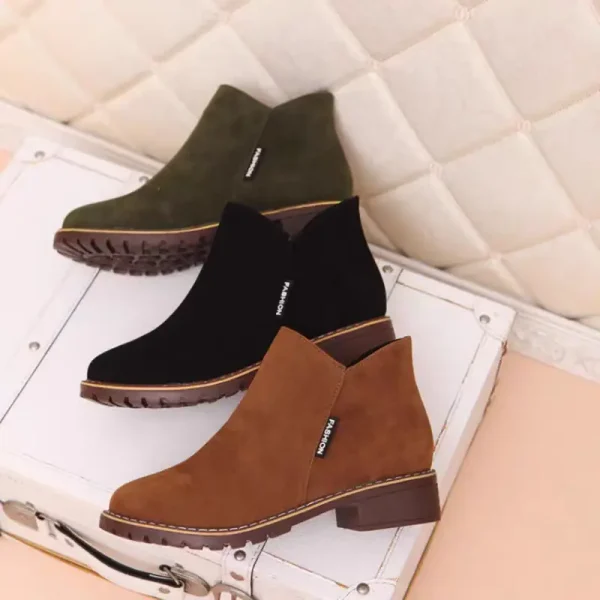 Women's Slip-On Chunky heel boots