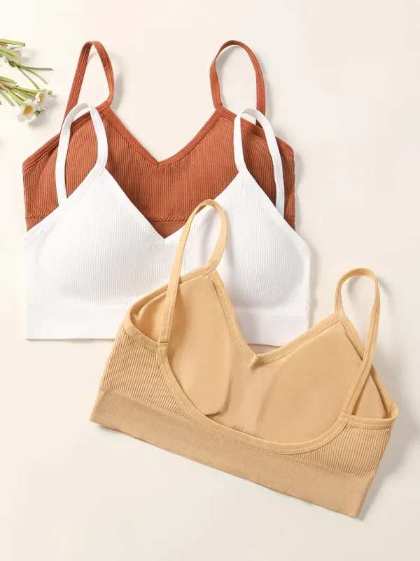 3-Color Combination Bralette U-Back Lingerie