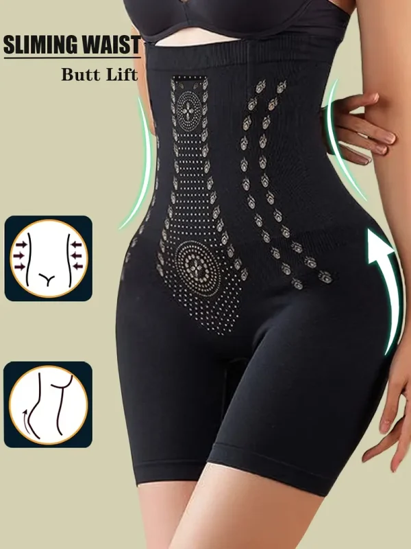 1pc Elegant High-Waist Tummy Control Panties