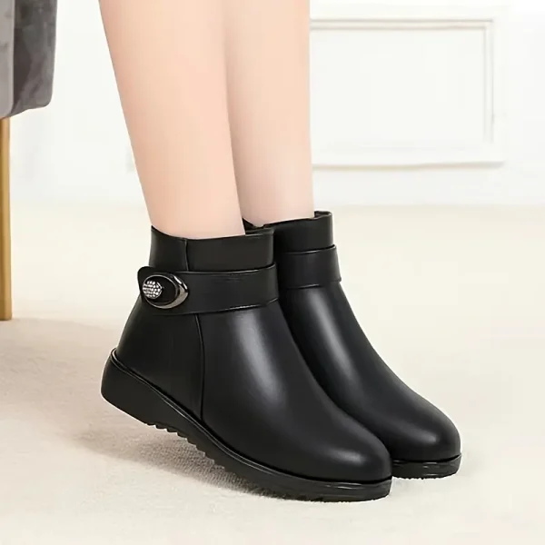 Women's Solid Color Boots