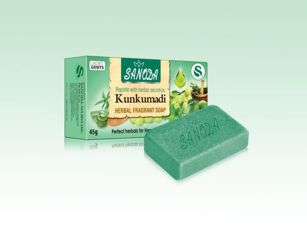 Sanoda Kunkumadi Herbal Fragrant Soap 45g