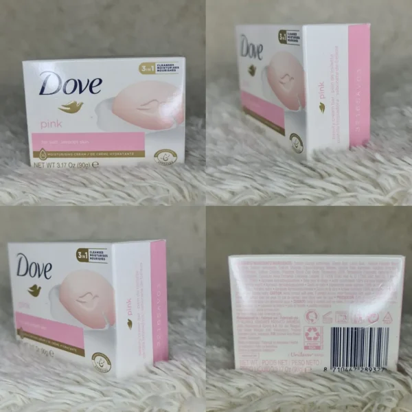 Dove Pink Moisturising Beauty Cream Soap Bar - Image 2